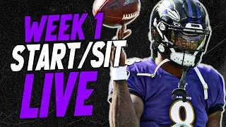 LIVE Week 1 Start/Sit Fantasy Football Advice Q&A | Fantasy Football 2025