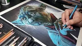 Drawing - Yoda ( Star Wars) - Mattos Artwork