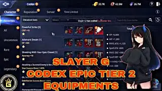 MIR4- SLAYER G CODEX TIER 2 EPIC EQUIPMENTS 😱| MR AUTO BUY IS DOING IT AGAIN!😱