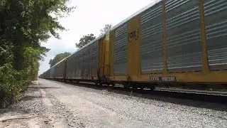 CSX Trains: Q203 Going Through Bryceville, Fl.