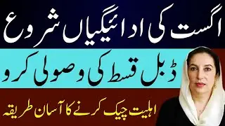 Ehsaas Program BISP 8171 August 2025 Update | 13500 Phase 3 Payment Updates 