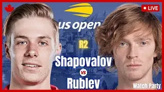 SHAPOVALOV vs RUBLEV LIVE | US Open 2022 R3 | THE SLICE