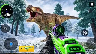 Wild Animal Hunter 3D: When Dinosaur Attacks Back: New 2026 Android Gameplay #9