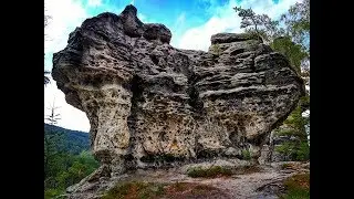 Křížová vež ,Skalní brána u Milštejna a Bývalý vodní náhon - Galbytour  12.7.2019