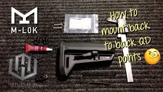 Magpul MOE SL-K Stock. 2 M-LOK QD sling points