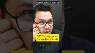 SSC Stenographer Salary 💵 🤑 | SSC Steno Pay Scale | By Sunil Adhikari #shorts #shortsvideo