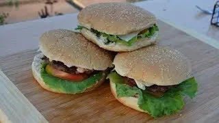 Бургер классический! На гриле! Очень вкусно и просто!