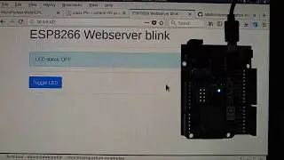 MicroPython LED toggle HTTP webserver - 01