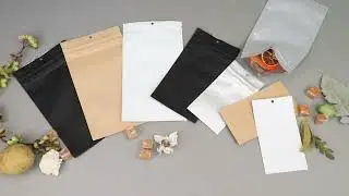 Hanging Zipper Barrier Bags with Child Resistant Zipper