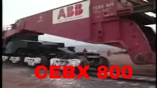 Schnabel CEBX 800 in Duluth Minnesota with Soo Line and Burlington Northern Locomotives