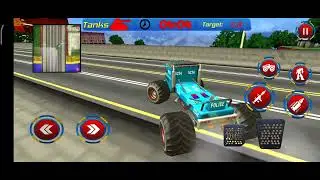 Us police Monster truck Robot Chase Cop Simulator New Police Car Funny Driving-Android Gameplay-#30