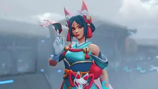 NEW Inari Kiriko Skin Showcase | Overwatch 2