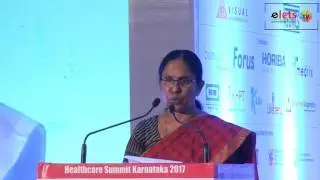 elets Healthcare Summit 2017, Karnataka - KK Shailaja Teacher
