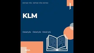 20) İQ Puza KLM I.  بخش اول از فصل هفتم کتاب آی کیو پوزا