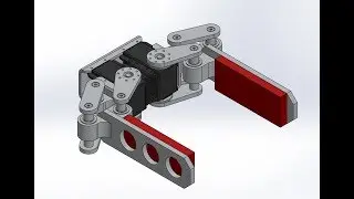 311. 4-Bar Linkage Gripper (with Dynamixel RX-64) || Educational, Machine design, Robotics