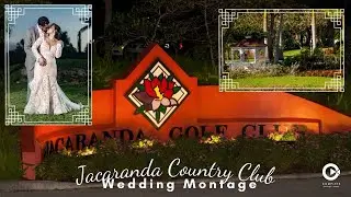 Jacaranda Country Club wedding photo montage
