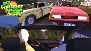 My Summer Car -  CARONA COM O DOIDO DA BMW, ACONTECEU ALGO INESPERADO!