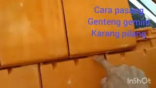cara pasang genteng gemini