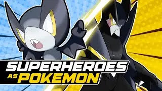 DC Superheroes as Pok&eacute;mon!