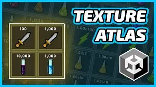 Unity 2D - How to make Basic Texture Atlases and how they can be used! (AKA Sprite Sheets)