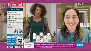 True+Luscious 2Piece Halo Powder and Brush Set