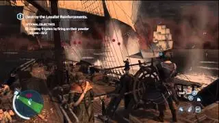 Assassin's Creed 3 gameplay - Battle of the Chesapeake naval mission