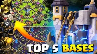 ТОП-5! ЛУЧШАЯ ратуша 18 (TH18) База War/Legend со связями | Планировка базы TH18 | Clash of Clans