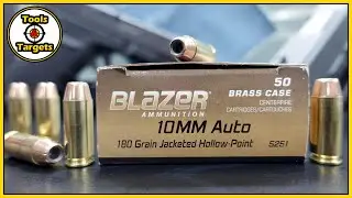 Hot Stuff or Dumpster Fire?...NEW! CCI Blazer 10MM JHP Ballistic Gel AMMO Test & Review!