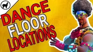 Fortnite Dance Floor Locations | Dance on Different Dance Floors Challenge | Battle Pass Week 8