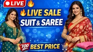 Live Suit & Saree Sale 💃 | Best Quality, Best Price