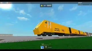 ROBLOX | CarlRail's New Measurement Train on the High Tonham Test Track