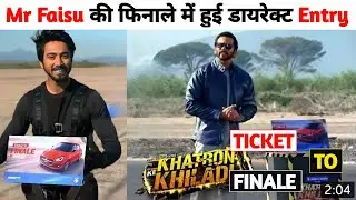 Khatron Ke Khiladi Season 12 Ticket To Finale Winner Mr.Faizu Name Revealed #kkk12 #khatronkekhiladi