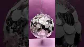 🪩✨ Easy New Year&rsquo;s Eve Craft Idea: Make Your Own Shiny Glitter Disco Ball #easycraft #newyearseve