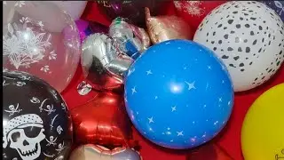 FUN LOT'S OF HEART ❤️ SHAPE MYLAR BALLOON AND LOT'S OF PRINTED BALLOON BLOWING।SATISFYING VIDEO