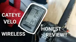 HONEST REVIEW! Cateye Velo Wireless bike computer, best budget device? Pros & Cons
