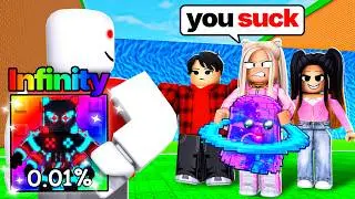 Pretending To Be a NOOB, Then Using INFINITY BRAINROTS!