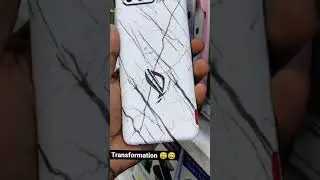 ROG phone 5 ultimate white leather skin#shorts #skin #republicofgamers