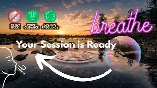 Guided Breathing 5-5 + Healing Frequency | Water Path 🌊 | Interactive Relaxation