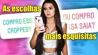 VOCÊS CONTROLARAM MINHAS COMPRAS!
