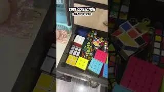 Cube collection ￼ #speedcuber #cubing #cubers #7game #cubes #cube #puzzle #speedcubing