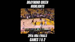 Draymond Green Non-Scoring Highlights: 2016 NBA Finals (Games 1 & 2) #shorts #draymondgreen #nba