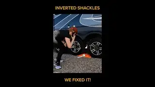 Fix inverted shackles on triple axle RV toy hauler #shorts