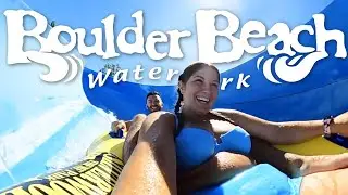 Веселые брызги в аквапарке Boulder Beach | Видеоблог о тематическом парке Silverwood