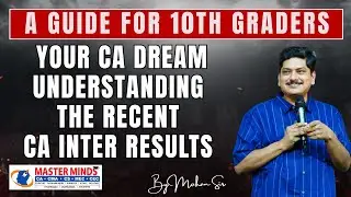 Your CA Dream Understanding the Recent CA Inter Results (A Guide for 10th Graders)