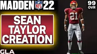 Madden 22 - FS Sean Taylor Creation Washington Football Team Legend