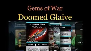 Doomed Glaive Weapon - Gems of War