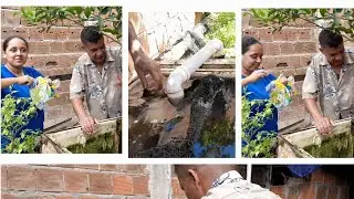 Tanque dos peixes estavam vazando pessoal!! Fizemos a manutenção dos tanques, inscreva-se 