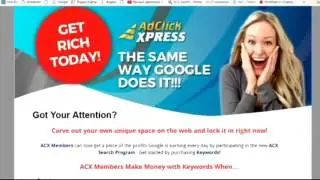 AdClicksxpress  Новая платформа ACX  SEARCH, зарабатываем БЕЗ ВЛОЖЕНИЙ !!!