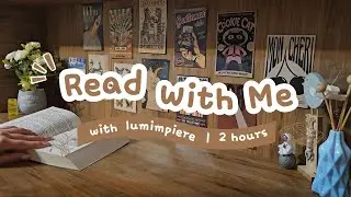 Read With Me 📖 | 2H Pomodoro (25/5) | Cozy Fireplace Reading 🔥
