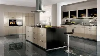 Beautiful modern fitted kitchens - stainless steel & glass worktops at Habitat UK